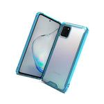 Clear Blue Trim Hybrid Slim Cover Phone Case For Samsung Galaxy Note 10 Lite