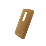 For Motorola Droid Maxx 2 Moto X Play Case Gold Slim Plastic Hard Back Cover