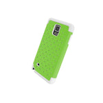 Coveron For Samsung Galaxy Note 4 Case Hybrid Diamond Hard Lime Green Cover