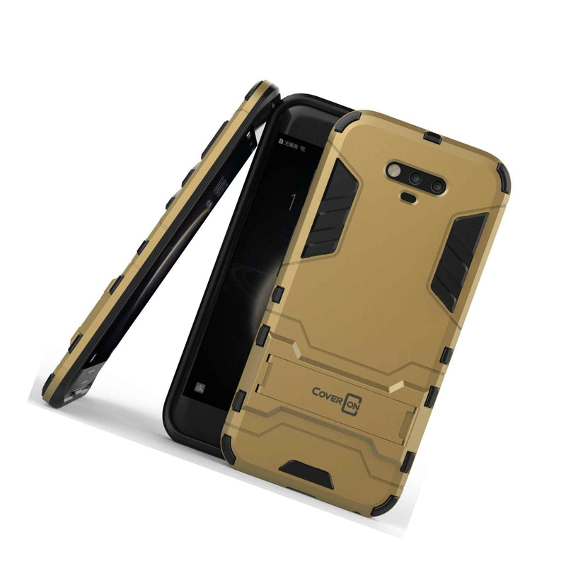 For Huawei Honor Magic Phone Case Armor Kickstand Slim Hard Cover Gold Black