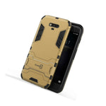 For Huawei Honor Magic Phone Case Armor Kickstand Slim Hard Cover Gold Black