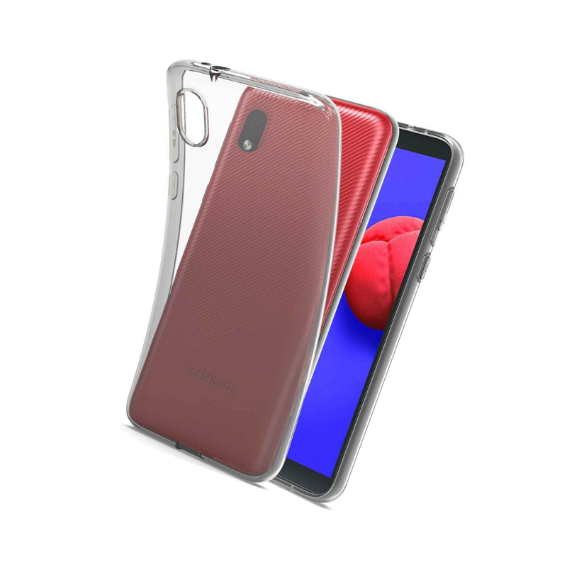 Clear Case For Samsung Galaxy A01 Core Case M01 Core Slim Fit Tpu Phone Cover