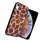Giraffe Print Cover Glitter Animal Skin Tpu Phone Case For Apple Iphone Xr