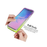 Purple Yellow Case For Samsung Galaxy S20 Ultra Full Body Colorful Phone Cover
