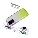 Purple Yellow Case For Samsung Galaxy S20 Ultra Full Body Colorful Phone Cover