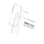 Clear Trim Hybrid Hard Slim Fit Cover Phone Case For Samsung Galaxy A20S