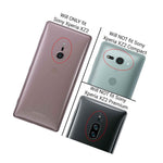 Teal Mandala Hybrid Hard Slim Fit Back Cover Phone Case For Sony Xperia Xz2