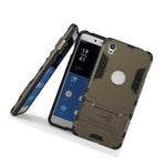 For Oneplus X Phone Case Armor Kickstand Slim Hard Cover Gray Black