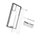 Clear Black Trim Cover Phone Case For Samsung Galaxy S20 Fe 5G Fan Edition Lite