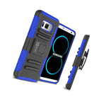 For Samsung Galaxy S8 Plus Belt Clip Case Blue Holster Hybrid Phone Cover