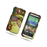 Coveron For Htc Desire 610 Case Ultra Slim Snap Phone Cover Antique Flower