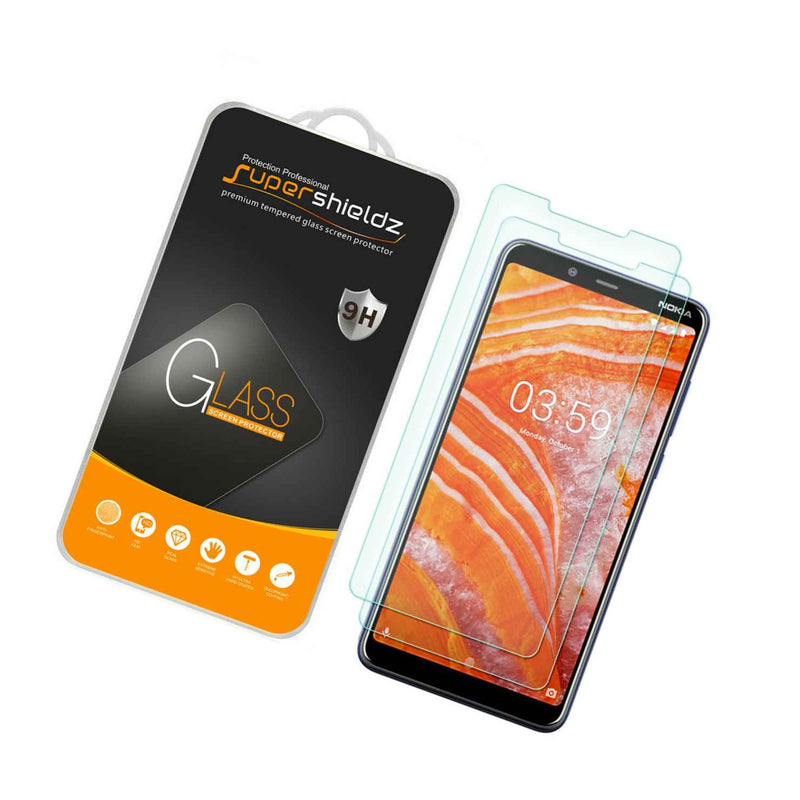 2X Tempered Glass Screen Protector For Nokia 3 1 Plus International Model Only