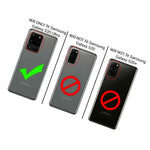 Black Hybrid Hard Cover For Samsung Galaxy S20 Ultra Shockproof Phone Case