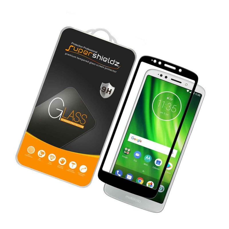 2X Supershieldz Tempered Glass Screen Protector For Motorola Moto G6 Forge Black