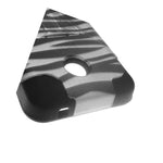 Black Silver Zebra Hybrid Case For Nokia Lumia 630 635 Animal Skin Design