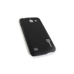 For Huawei At T Tribute Fusion 3 Case Black Slim Plastic Hard Back Cover