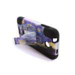 Starry Night Design Hybrid Kickstand Phone Cover Case For Htc Desire 510
