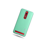 For Asus Zenfone 2 5 5 Case Mint Teal Hard Phone Slim Protective Back Cover