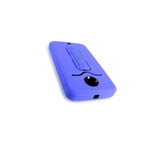 Coveron For Motorola Google Nexus 6 Case Hybrid Kickstand Cover Blue Black