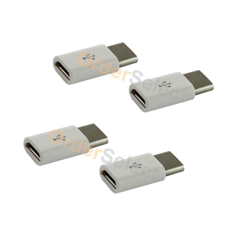 4X Micro Usb To Usb Type C Adapter For Samsung Galaxy A51 S11 S11 Plus 11E