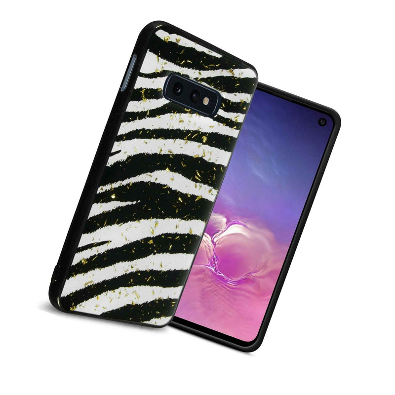 Zebra Glitter Bling Animal Skin Design Tpu Phone Case For Samsung Galaxy S10E