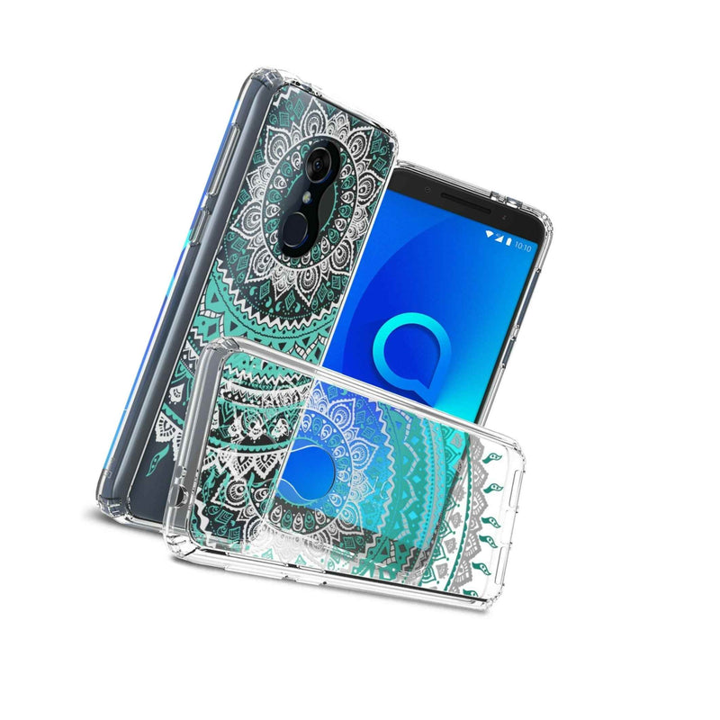 Clear Mandala Slim Tpu Bumpers Back Phone Cover Case For Tmobile Alcatel Revvl 2