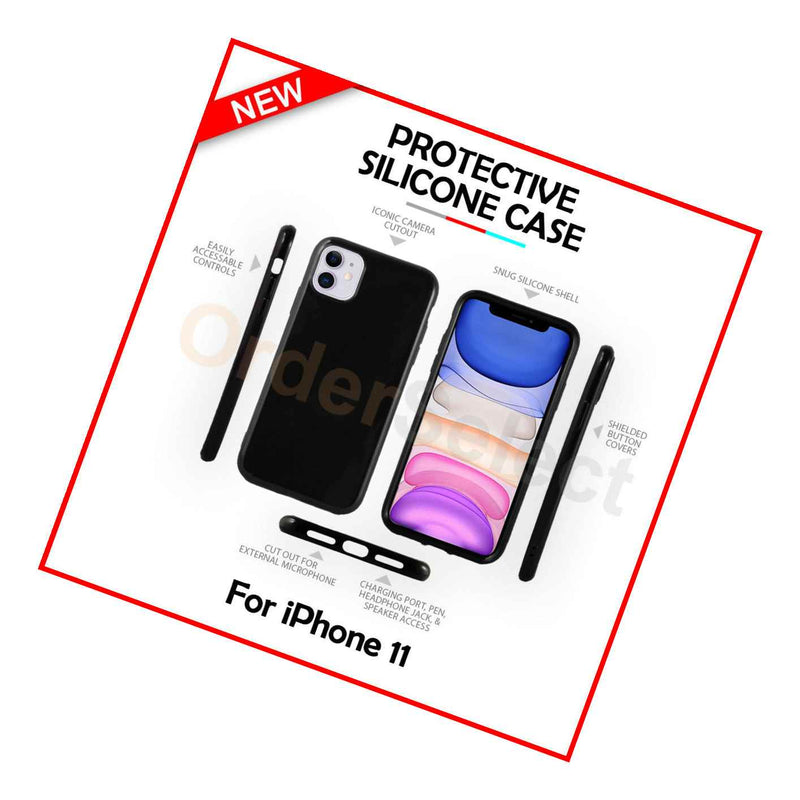 Ultra Slim Protector Shockproof Phone Case Black For Apple Iphone 11