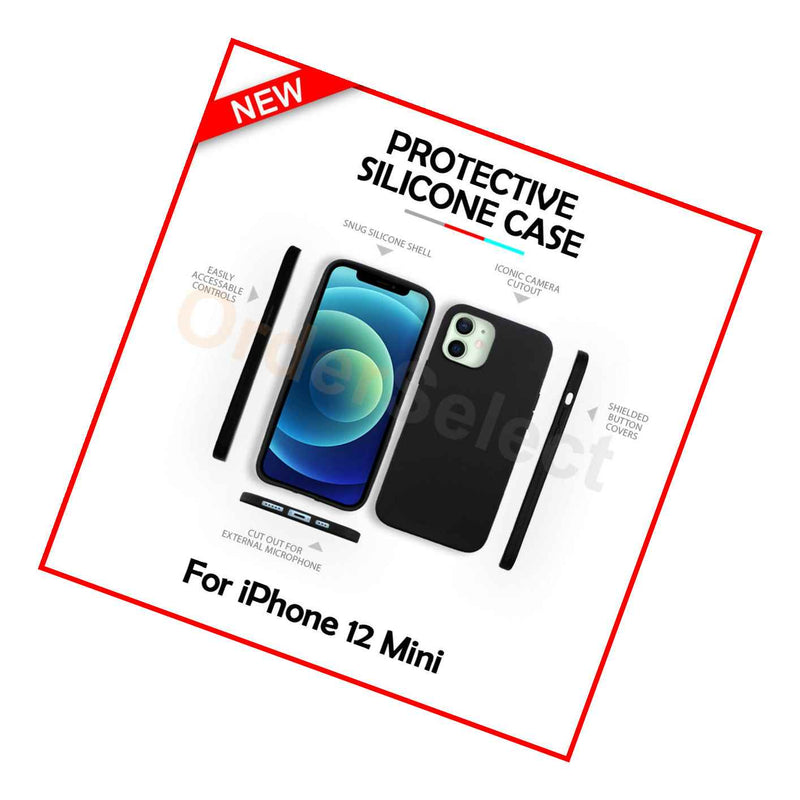 Ultra Slim Protector Shockproof Phone Case Black For Apple Iphone 12 Mini