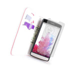Coveron For Lg G3 Vigor Wallet Case Light Pink White Credit Card Folio Cover