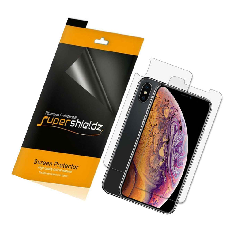 3X Supershieldz For Iphone X Xs Front Back Full Body Clear Screen Protector