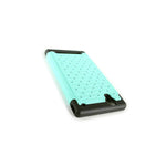 For Sony Xperia T2 Ultra Case Teal Black Hybrid Diamond Bling Skin Phone Cover