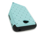 Coveron For Lg Optimus L70 Exceed 2 Ultimate 2 Realm Pulse Teal Black