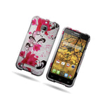 Hard Cover Protector Case For Alcatel One Touch Fierce 7024W Purple Lily