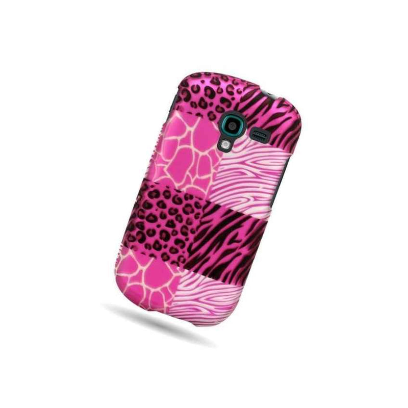 For Samsung Galaxy Exhibit T599 Pink Exotic Skins Case Hard Plastic Design Cover