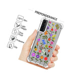 For Samsung Galaxy S21 Plus 5G Phone Case Slim Fit Flower Garden Soft Tpu Cover