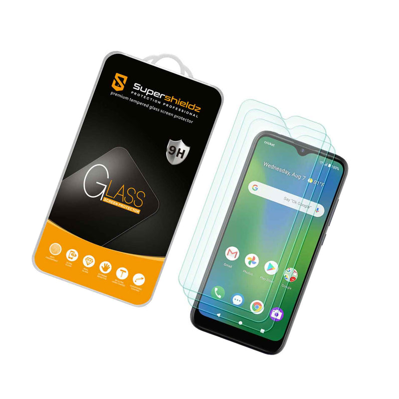 3 Pack Supershieldz Tempered Glass Screen Protector For Cricket Influence