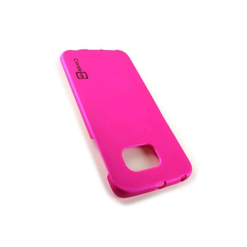 For Samsung Galaxy S6 Edge Hard Case Slim Matte Back Phone Cover Rose Pink