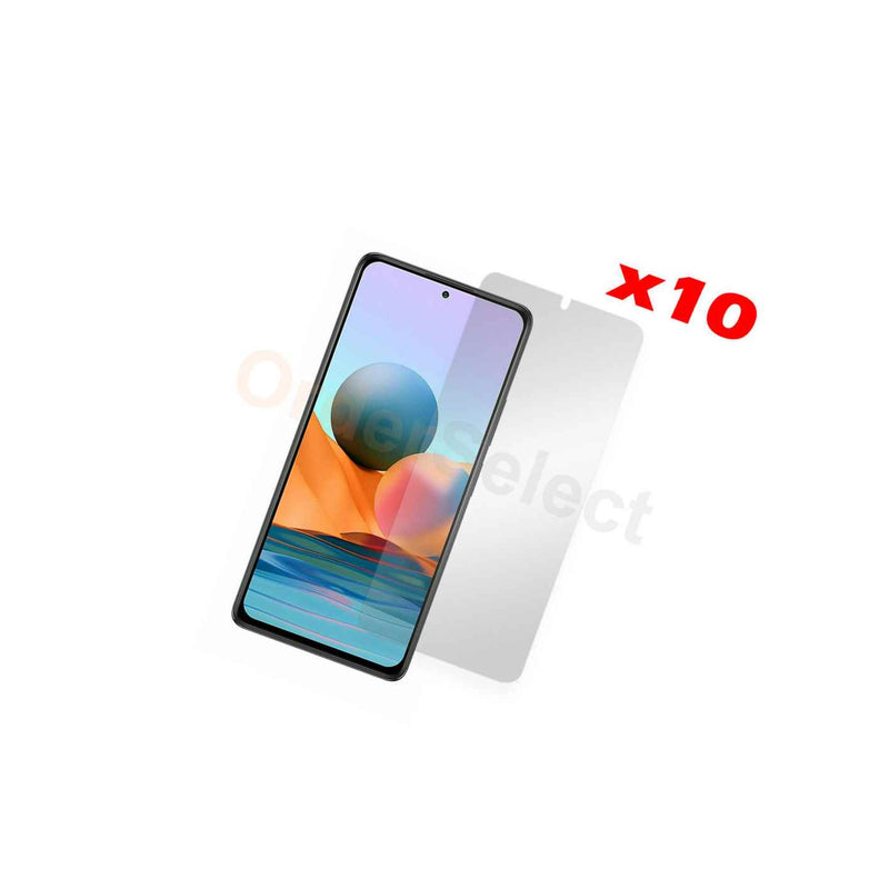 10 Pack Lcd Ultra Clear Hd Screen Protector For Phone Xiaomi Redmi Note 10 5G