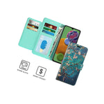 Almond Blossom Rfid Pu Leather Wallet Cover Phone Case For Samsung Galaxy A90 5G