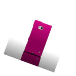 Rose Pink Case For Nokia Lumia Icon 929 Hard Rubberized Snap On Phone Cover