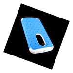 Coveron For Motorola Moto X 2Nd Gen 2014 X 1 Case Light Blue White Cover