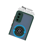 Hunter Green Hard Phone Case For Samsung Galaxy S20 Cover W Grip Ring Kickstand