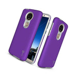 Purple Gray Phone Cover Hard Case For Motorola Moto E5 Plus Moto E5 Supra