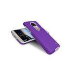 Purple Gray Phone Cover Hard Case For Motorola Moto E5 Plus Moto E5 Supra