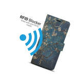 Almond Blossom Rfid Blocking Pu Leather Cover Phone Case For Samsung Galaxy S20