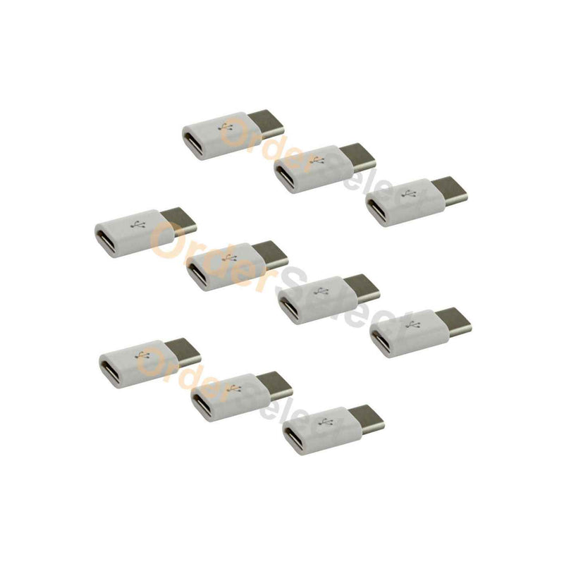 10X Micro Usb To Usb Type C Adapter For Samsung Galaxy S20 S20 Plus S20 Ultra