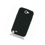 Black Silicone Rubber Soft Skin Cover Case For Samsung Galaxy Note 2 N7100