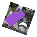 Purple Hybrid Protective Hard Slim Phone Cover Case For Samsung Galaxy Note 10