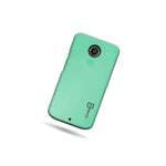 Coveron For Motorola Google Nexus 6 Hard Case Slim Matte Back Cover Teal