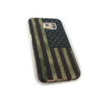 For Samsung Galaxy S6 Edge Case American Flag Hard Phone Slim Protective Cover